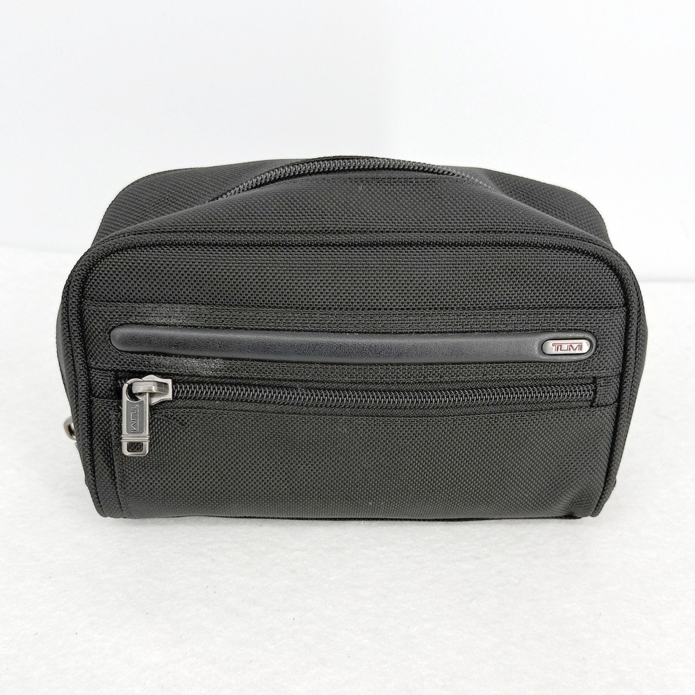 Tumi Alpha Ballistic Nylon Travel Toiletry Kit Black 22195D4 Pouch